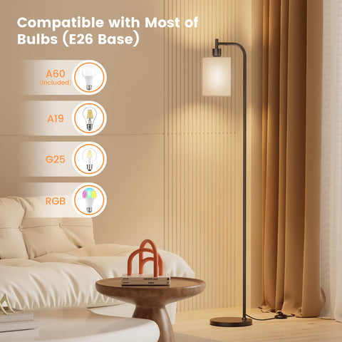 SIBRILLE includes a 9W LED bulb for immediate use