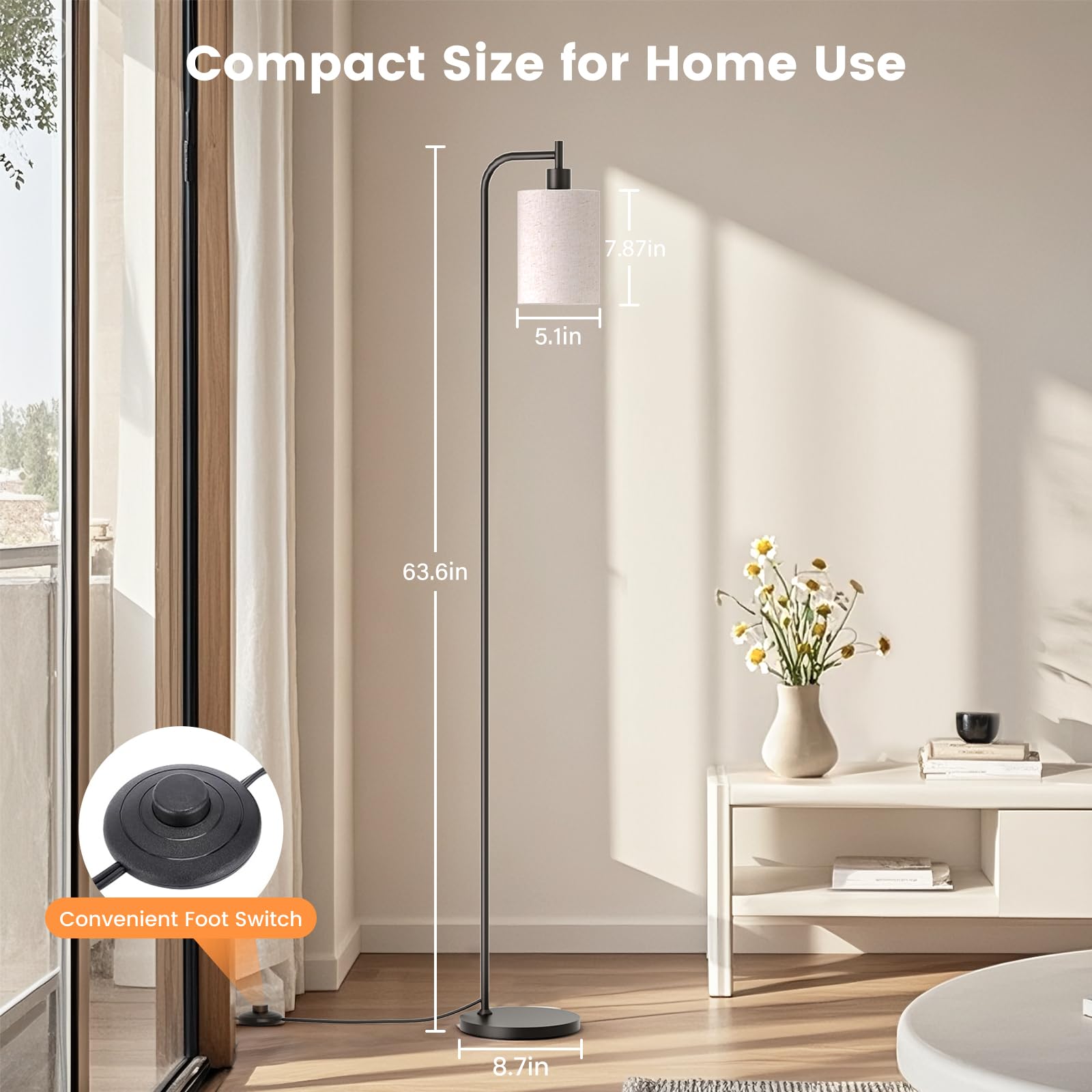 SIBRILLE three-color-temperature setting shifts from warm to cool light