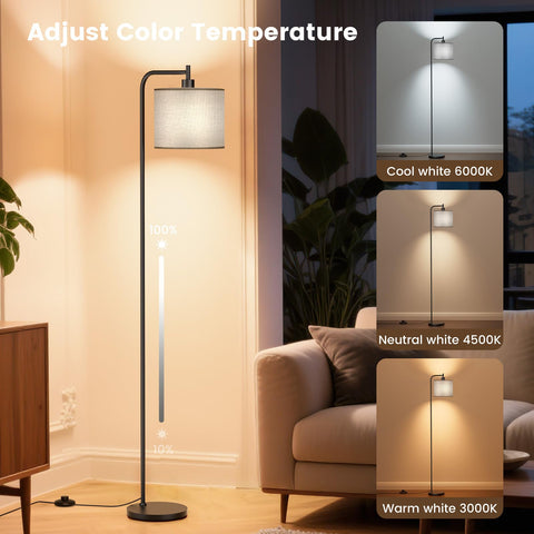SIBRILLE lamp features a remote control with magnetic clip for easy access.