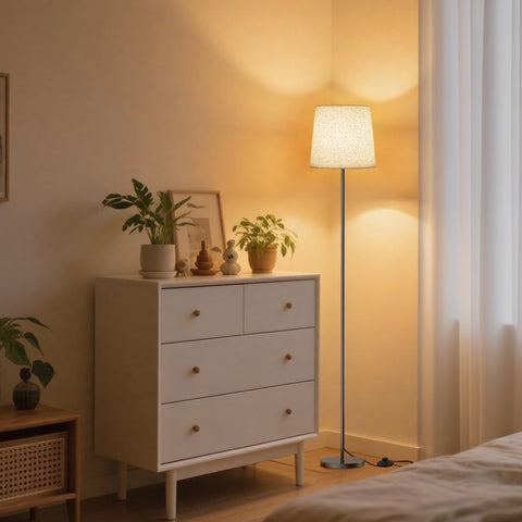 SIBRILLE enhances living room ambience with versatile lighting.