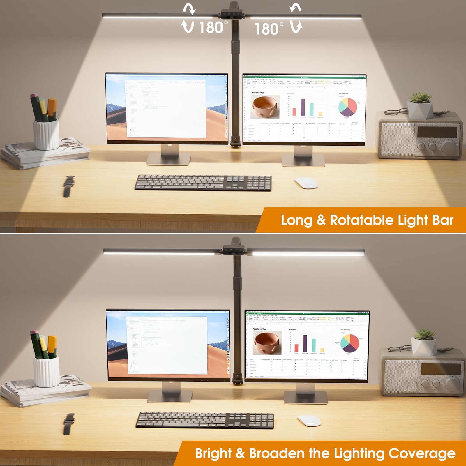 SIBRILLE LED desk lamp dimmable color temperature for versatile tasks