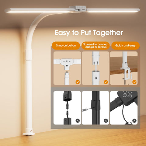 SIBRILLE gooseneck and wide rotation offer precise lighting direction.