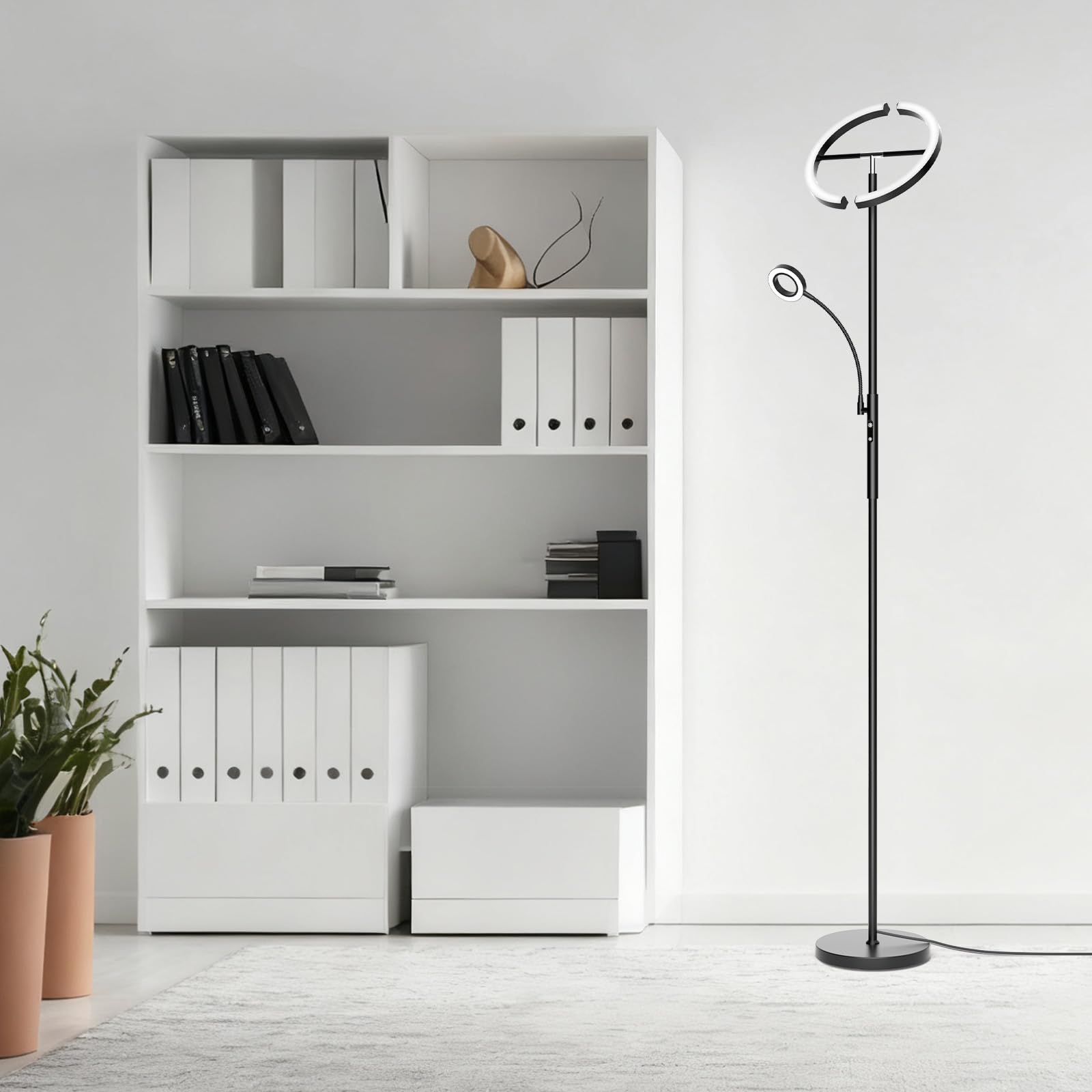 SIBRILLE LED floor lamp dimmable feature for versatile scenes