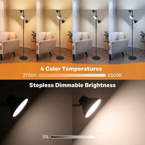SIBRILLE remote-control enables effortless brightness and color temperature adjustments.