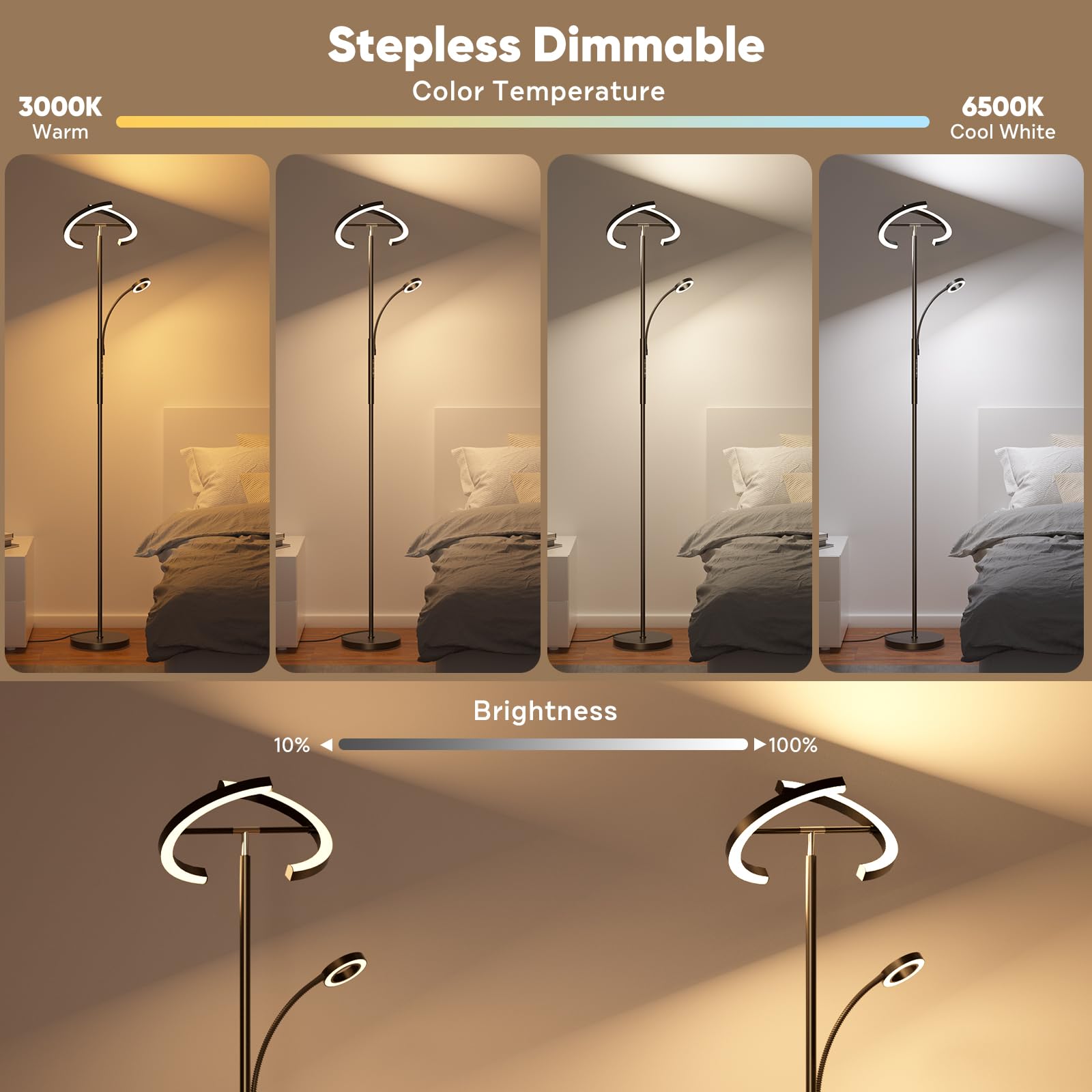 SIBRILLE magnetic remote attached to metal surface for easy remote control.