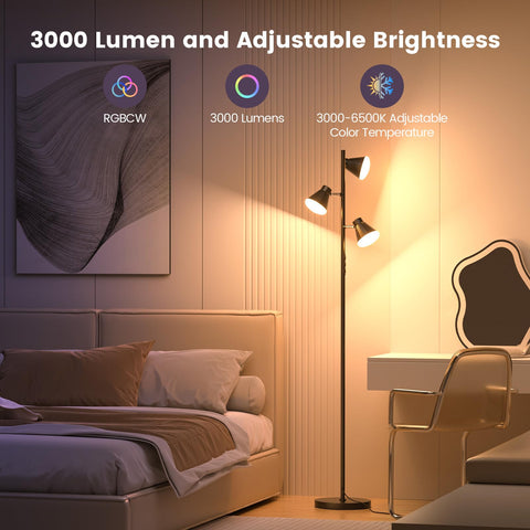 SIBRILLE RGB floor lamp quick and simple assembly.