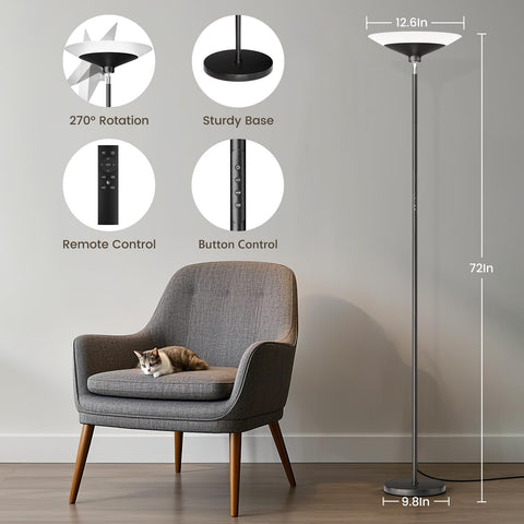 Dual-zone lighting supports warm moods or bright task lighting