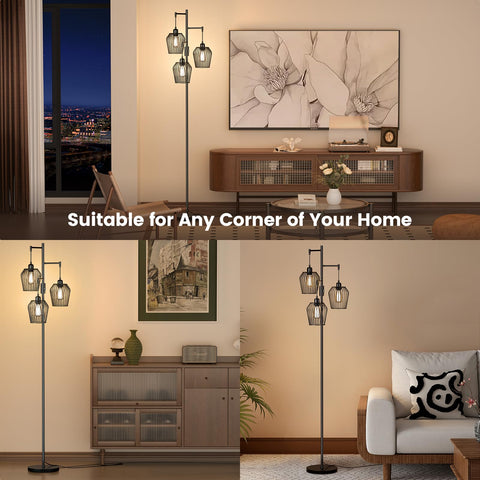 SIBRILLE versatile lamp suitable for living rooms, bedrooms, offices, and dining areas.