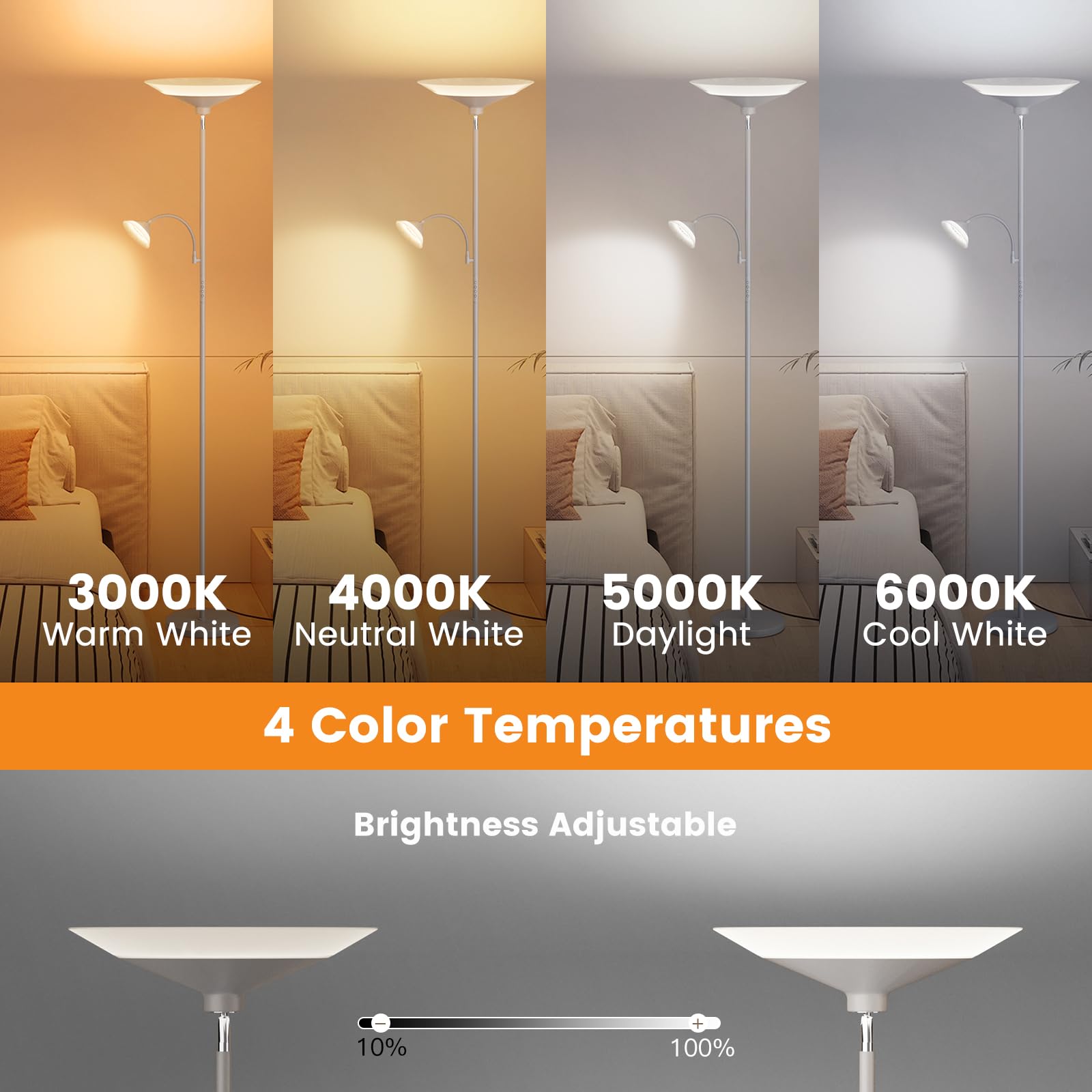 SIBRILLE dimmable lamp with remote enables effortless brightness adjustments from afar.