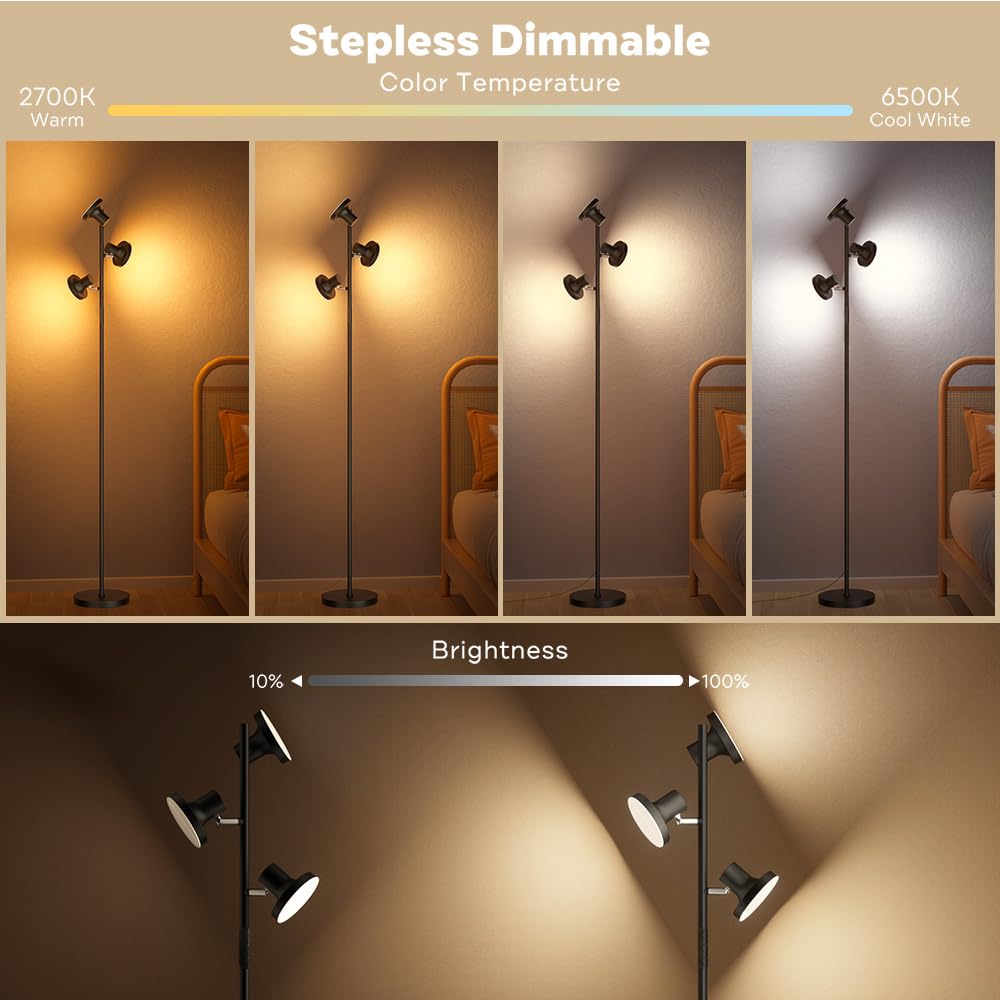 SIBRILLE stable base standing lamp for steady placement