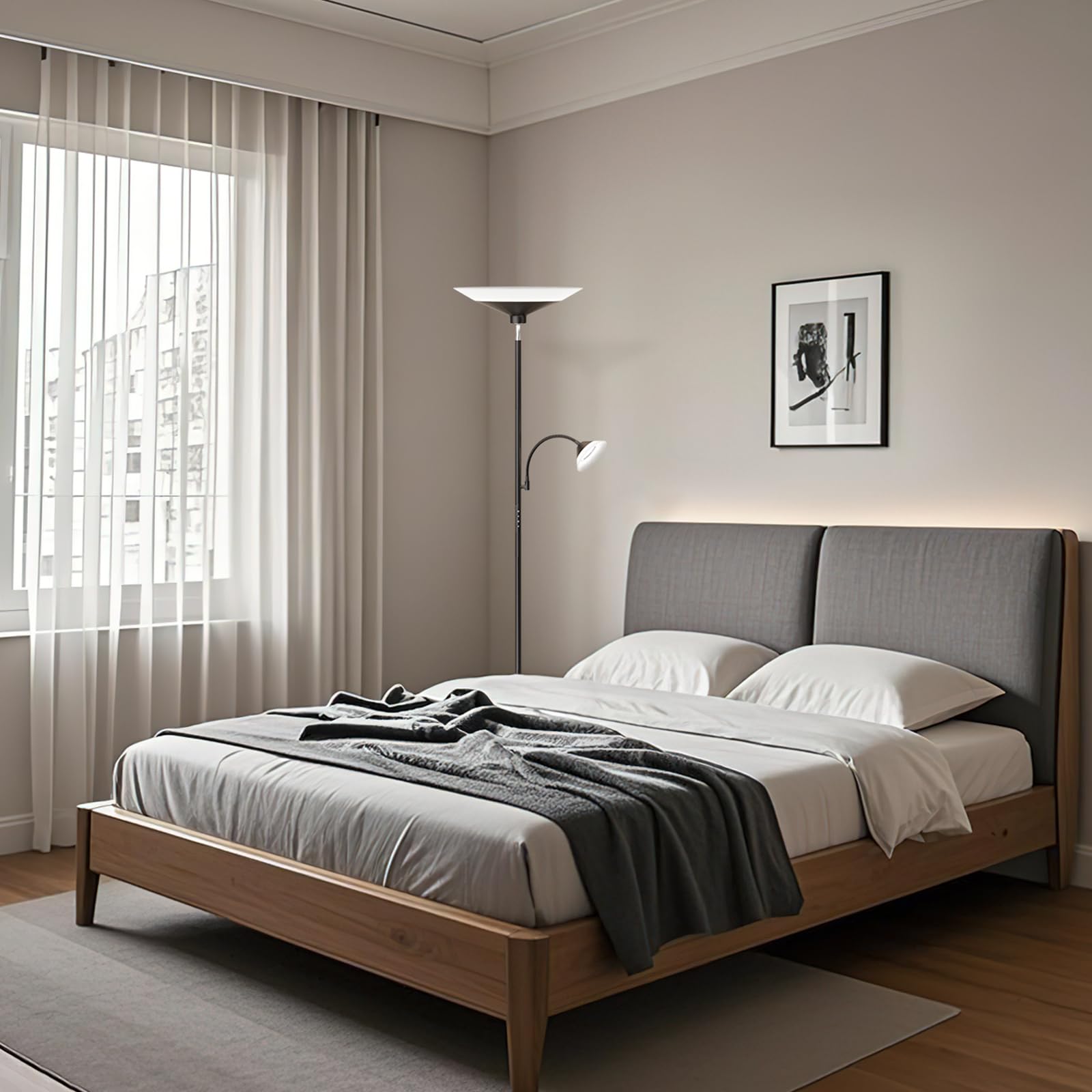 Sibrille energy-efficient two-light setup using remote or touch control