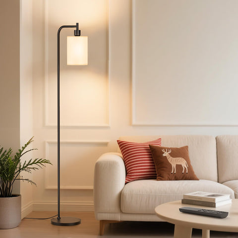 SIBRILLE dimmable lamp with remote on the pole for easy brightness control