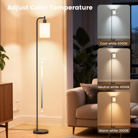SIBRILLE floor lamp foot switch control for quick adjustments