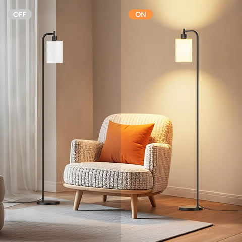 SIBRILLE pre-assembled linen shade saves setup time