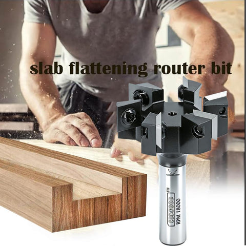 SICWOOD router bit works with router sleds for level slab prep