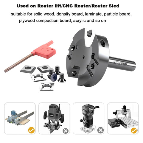 SICWOOD wide-cutting-width bit handles large surfaces efficiently.