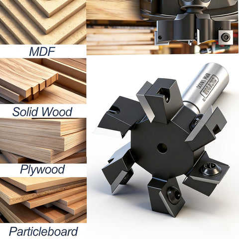 SICWOOD compatible with MDF and plywood for planing and rabbeting
