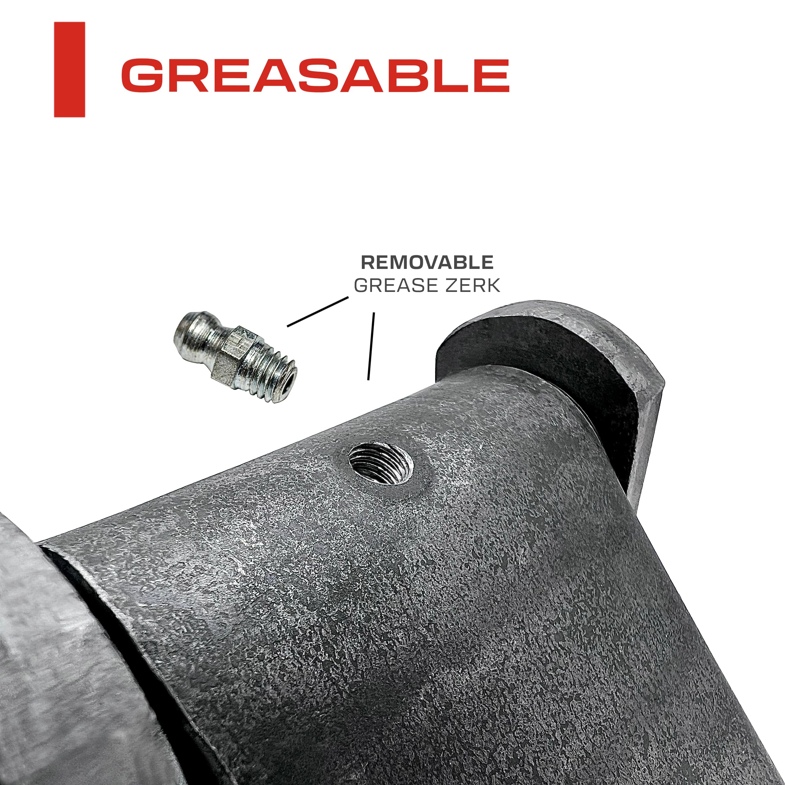 Sidco Supply grease zerk feature enables easy lubrication and maintenance.