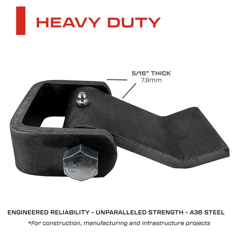 Sidco Supply heavy-duty truck hinge in use demonstrates smooth operation.