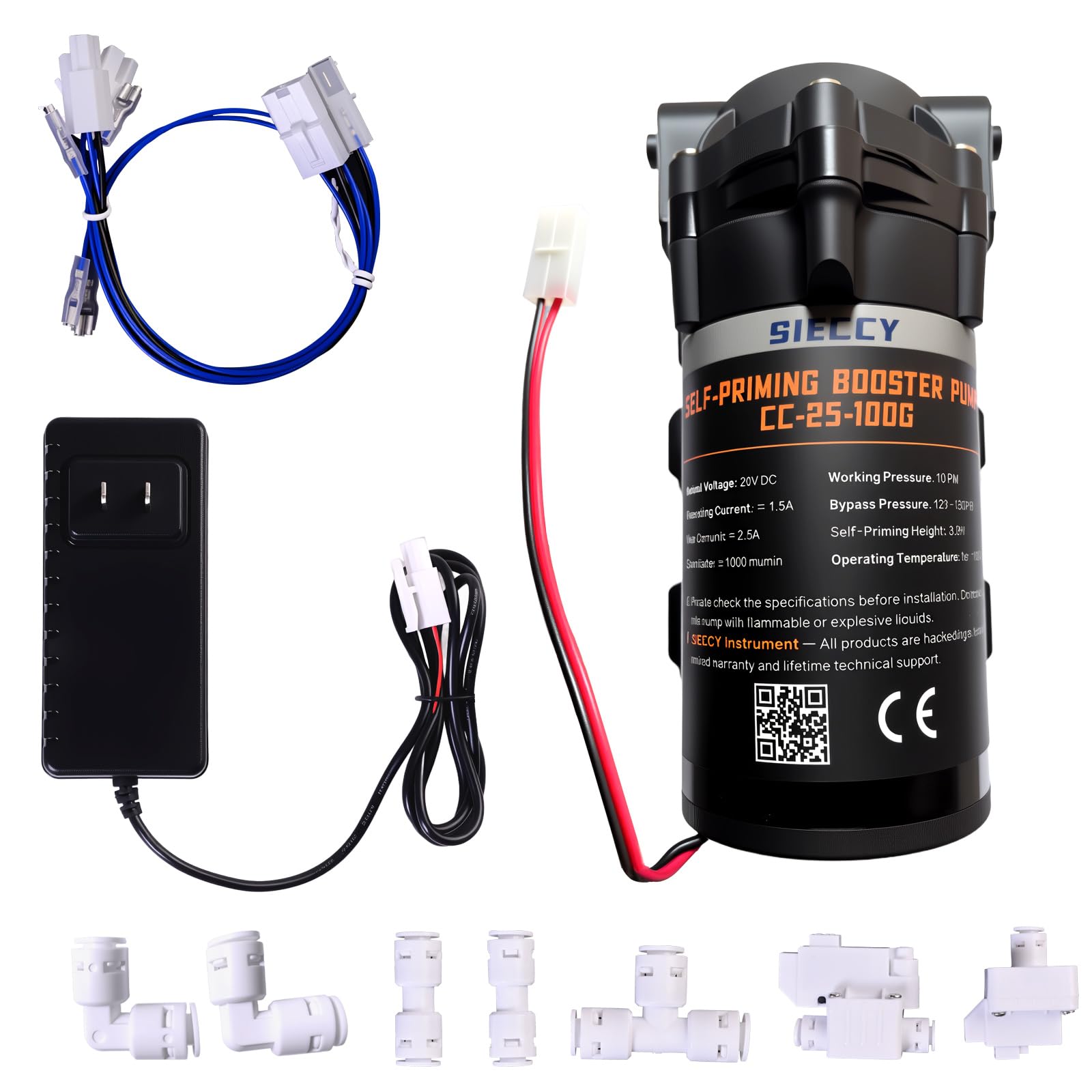 SIECCY booster pump kit installation improves RO system flexibility.