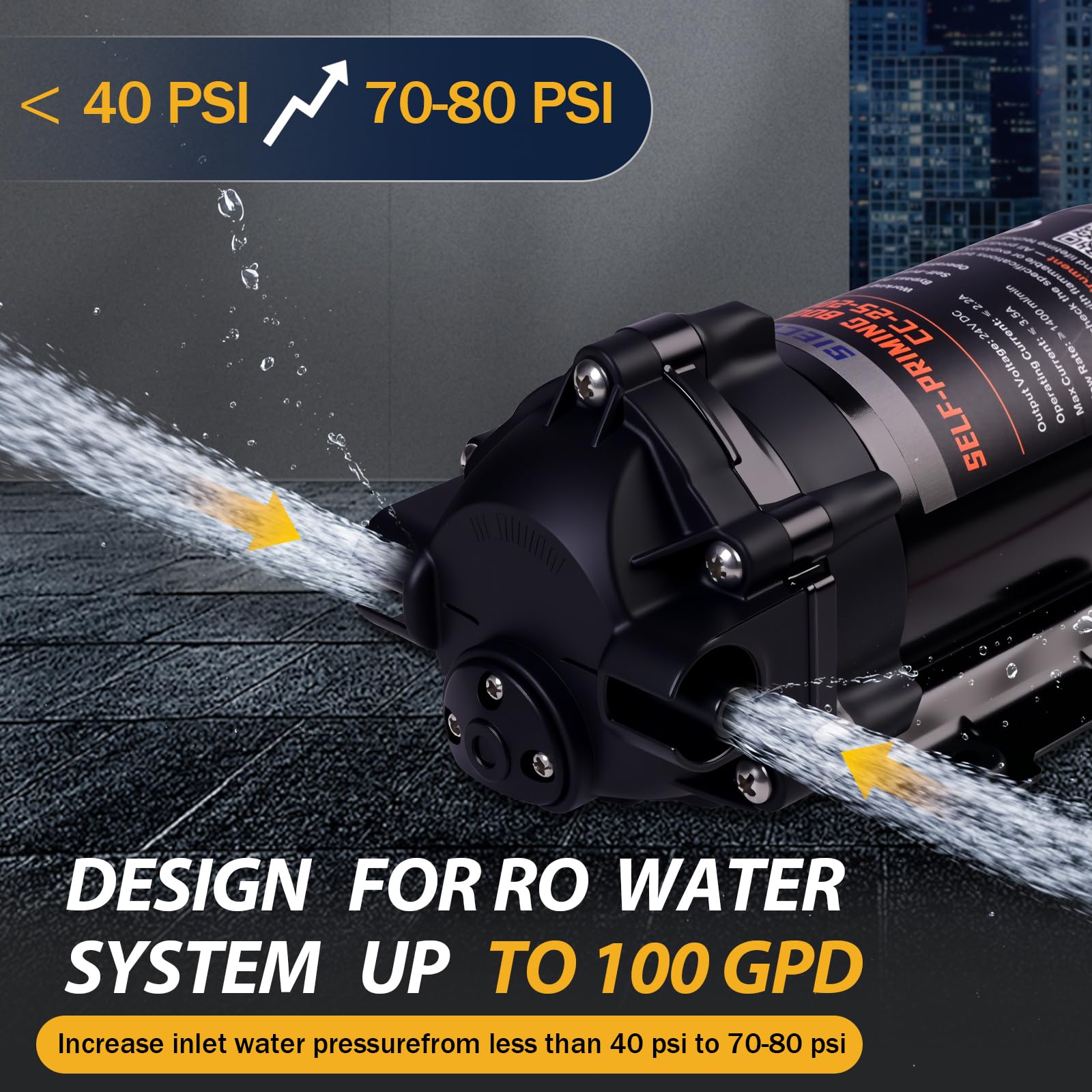 SIECCY storage tank use maintains consistent storage pressure.