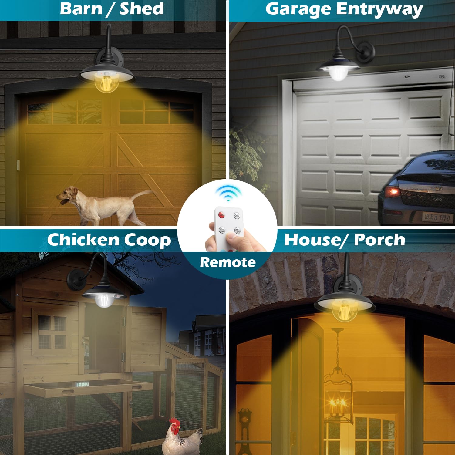 SIEDiNLAR motion sensor lights up to 22 feet for added security.