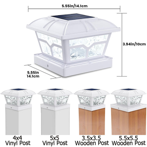 SIEDiNLAR diamond lampshade directs bright light along vinyl posts.