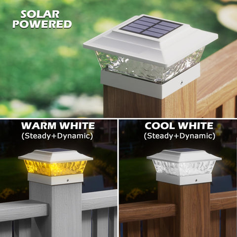SIEDiNLAR post cap light provides four modes for customizable illumination.