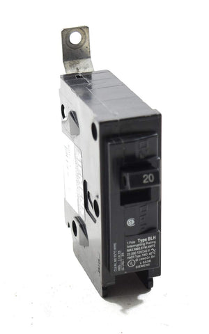 Siemens B120H front view shows compact 20-amp protection.