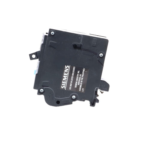 Siemens dual-function AFCI/GFCI breaker with self-test ensures ongoing safety checks