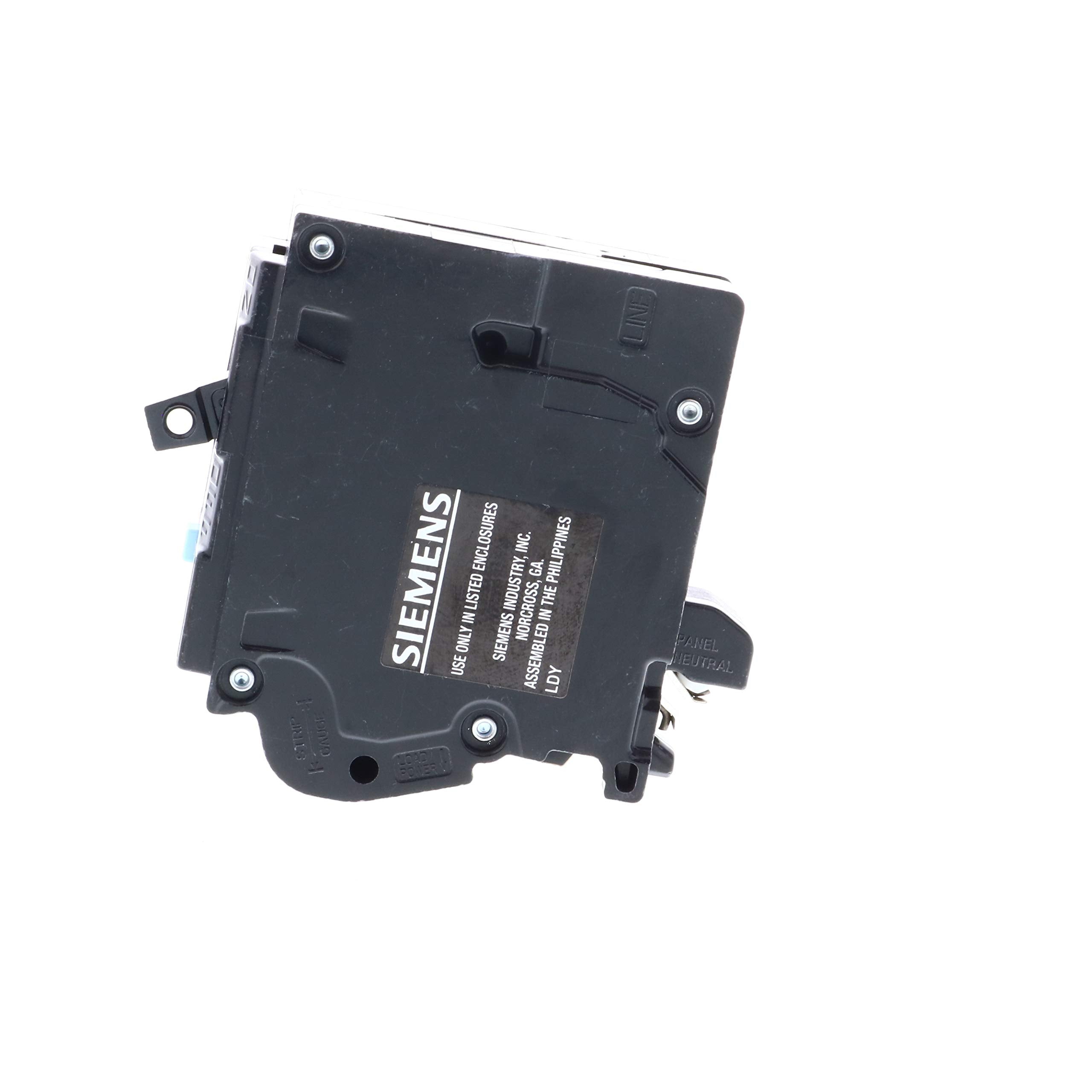 Siemens Q115DFN label and panel close-up with clear markings for quick identification.