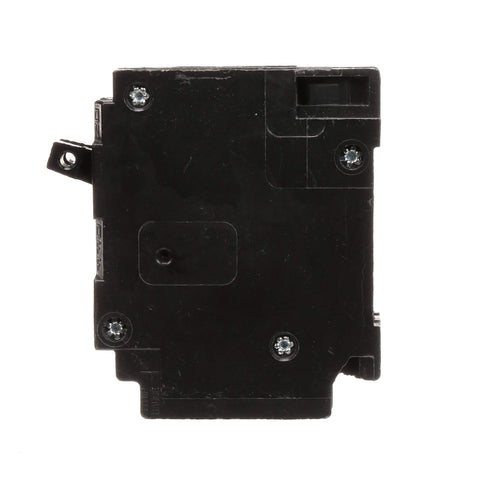 SIEMENS Q1515 duplex breaker label shows 15 A rating and UL listing.