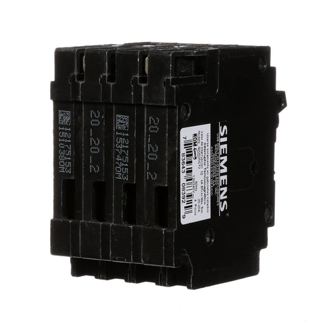 Siemens Q22020CT2 UL-listed protection for compatible Siemens load centers.
