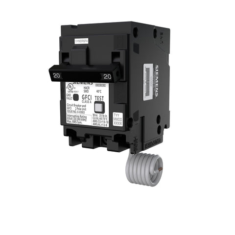 SIEMENS Q220GF front view showing compact size for tight panel spaces.