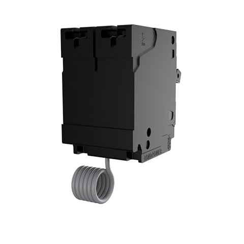 Siemens Q230GF compact-size circuit breaker enabling space for wires in crowded panels.