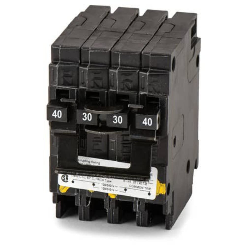 Siemens Q24030CT2 quadplex double-pole breaker for space-saving panel upgrades.