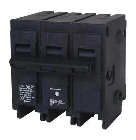 Siemens Q3100 100A three-pole QP breaker for reliable overload protection.