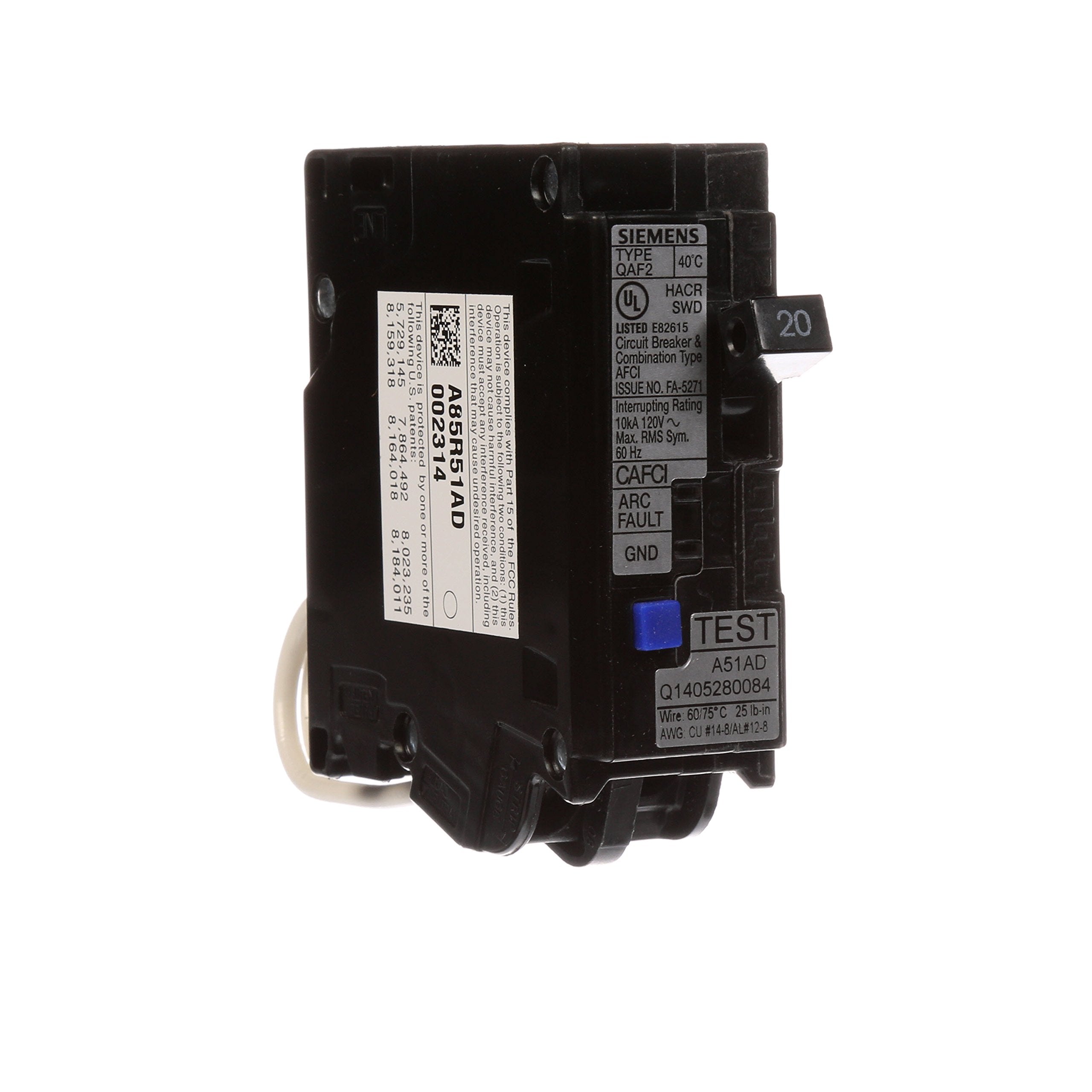 Wiring space improvement on QA120AFC enables neater terminations and easier installation.