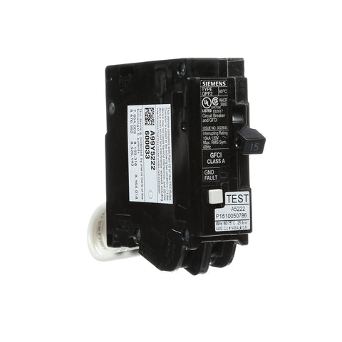 Self-testing Siemens QF115A reduces panel maintenance guesswork