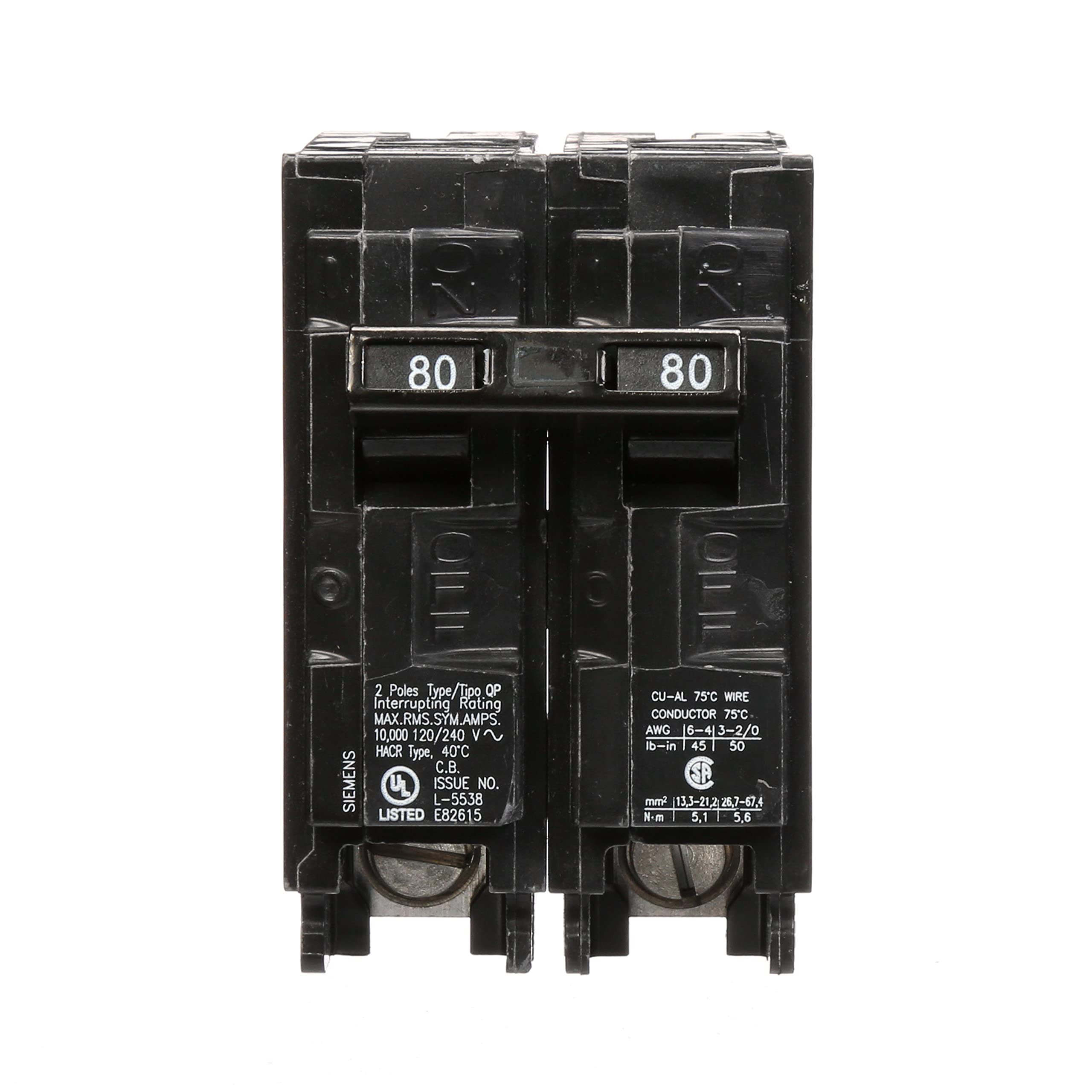 Siemens QP Instawire feature enables quick, secure plug-in connections.