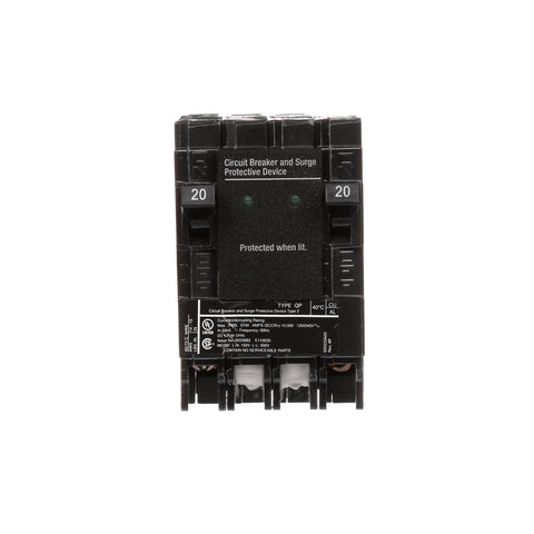 Siemens QSA2020SPD dual-breaker unit demonstrates space-saving design