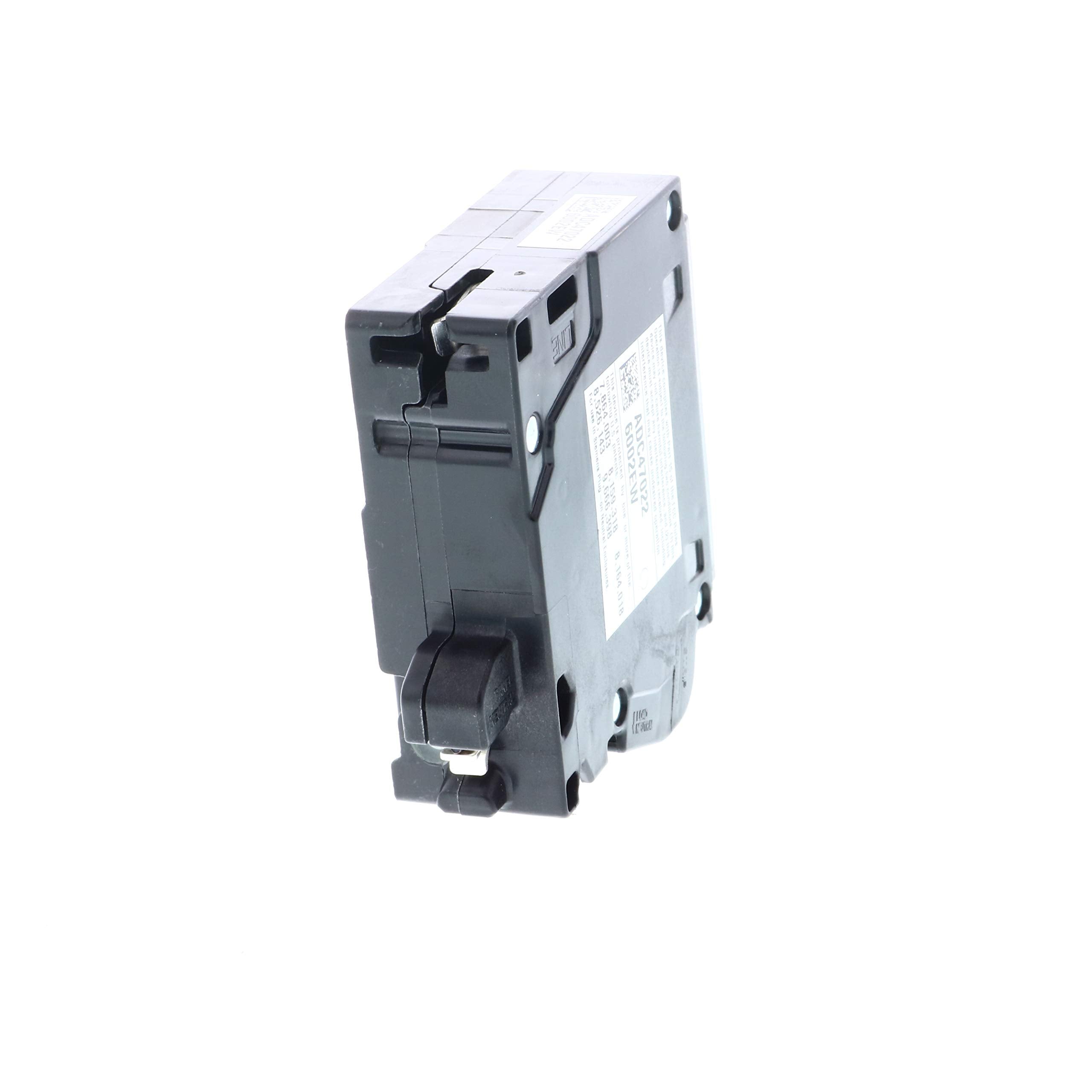 UL-listed Siemens GFCI breaker with clear labeling and compatibility indicators in a panel