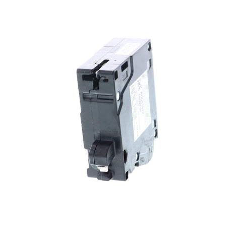 UL-listed Siemens GFCI breaker with clear labeling and compatibility indicators in a panel