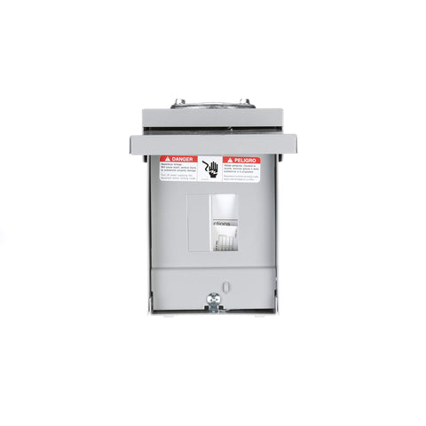 Siemens W0204ML1060U outdoor enclosure side view highlighting compact footprint for outdoor use.