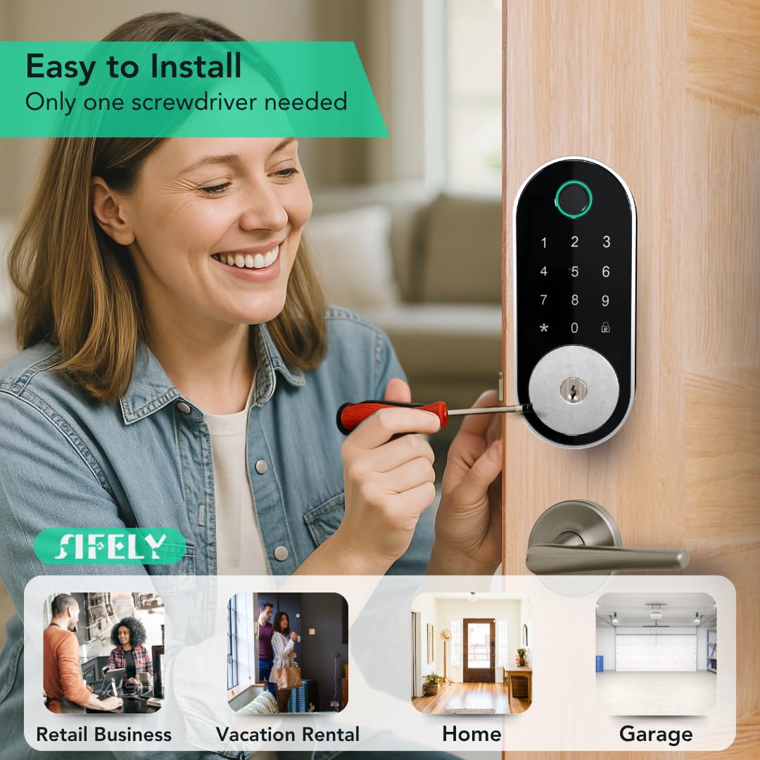 Sifely easy DIY installation on standard doors