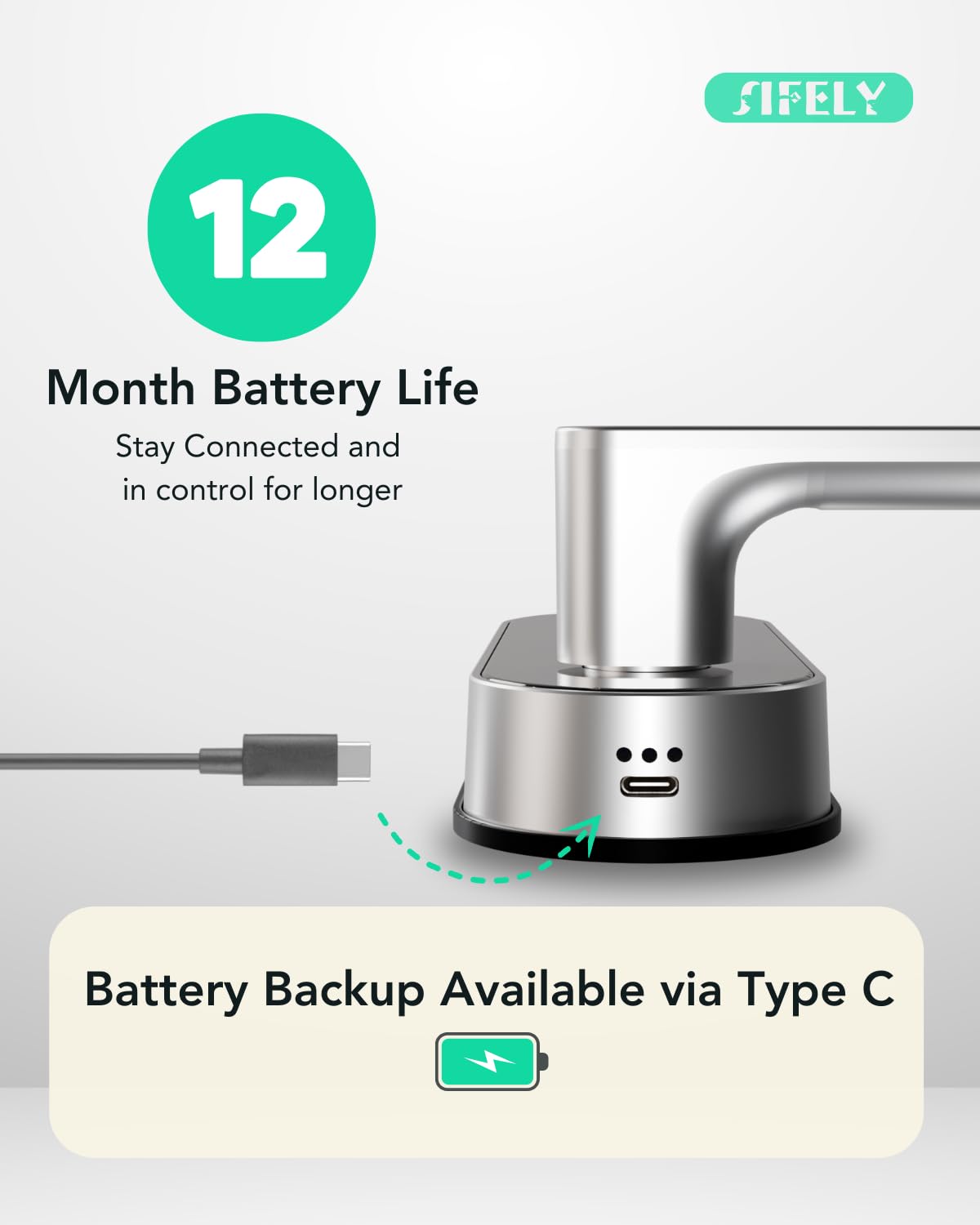 Sifely Airbnb management lock with app-based access control.