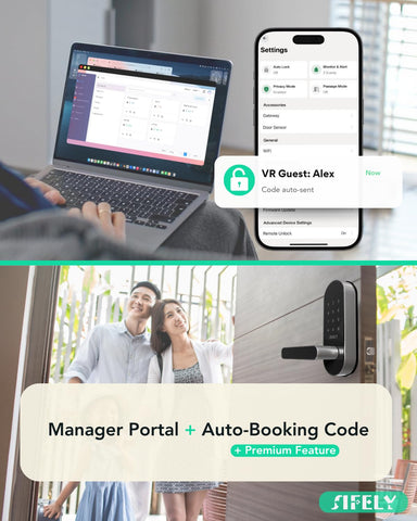 Sifely lock simplifies guest access with codes.