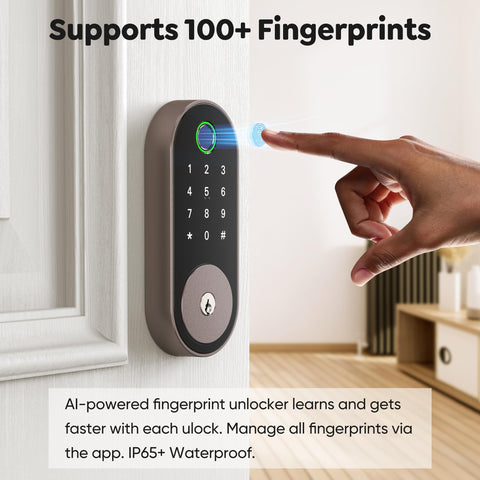 Sifely keypad-entry deadbolt for code sharing with guests