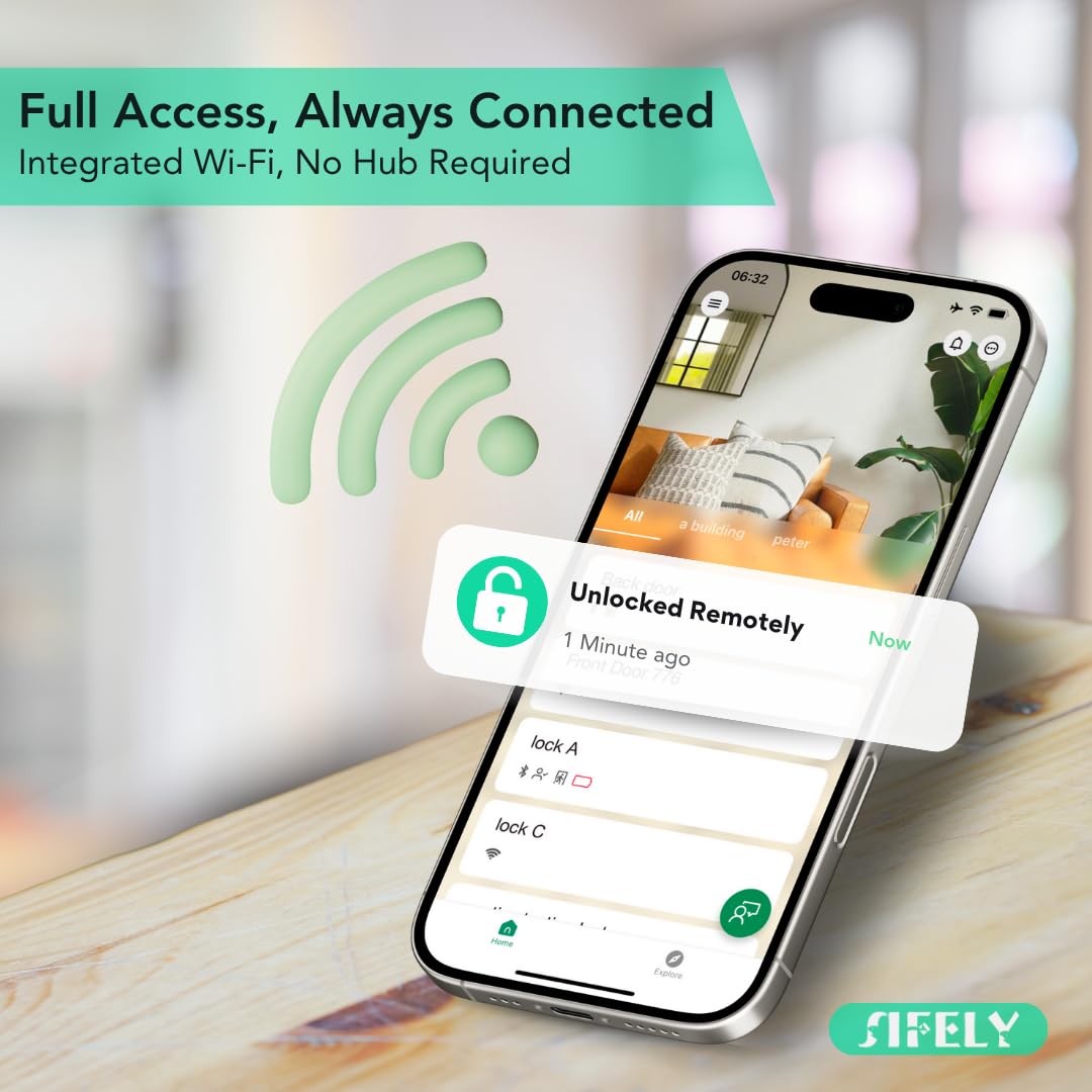 Sifely keypad entry panel enables quick guest access