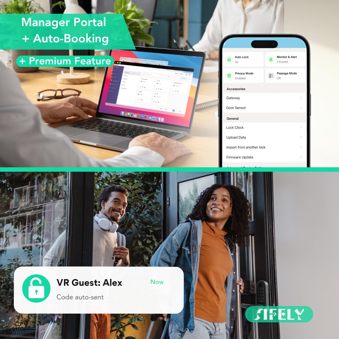 Sifely remote passcode management for rental properties